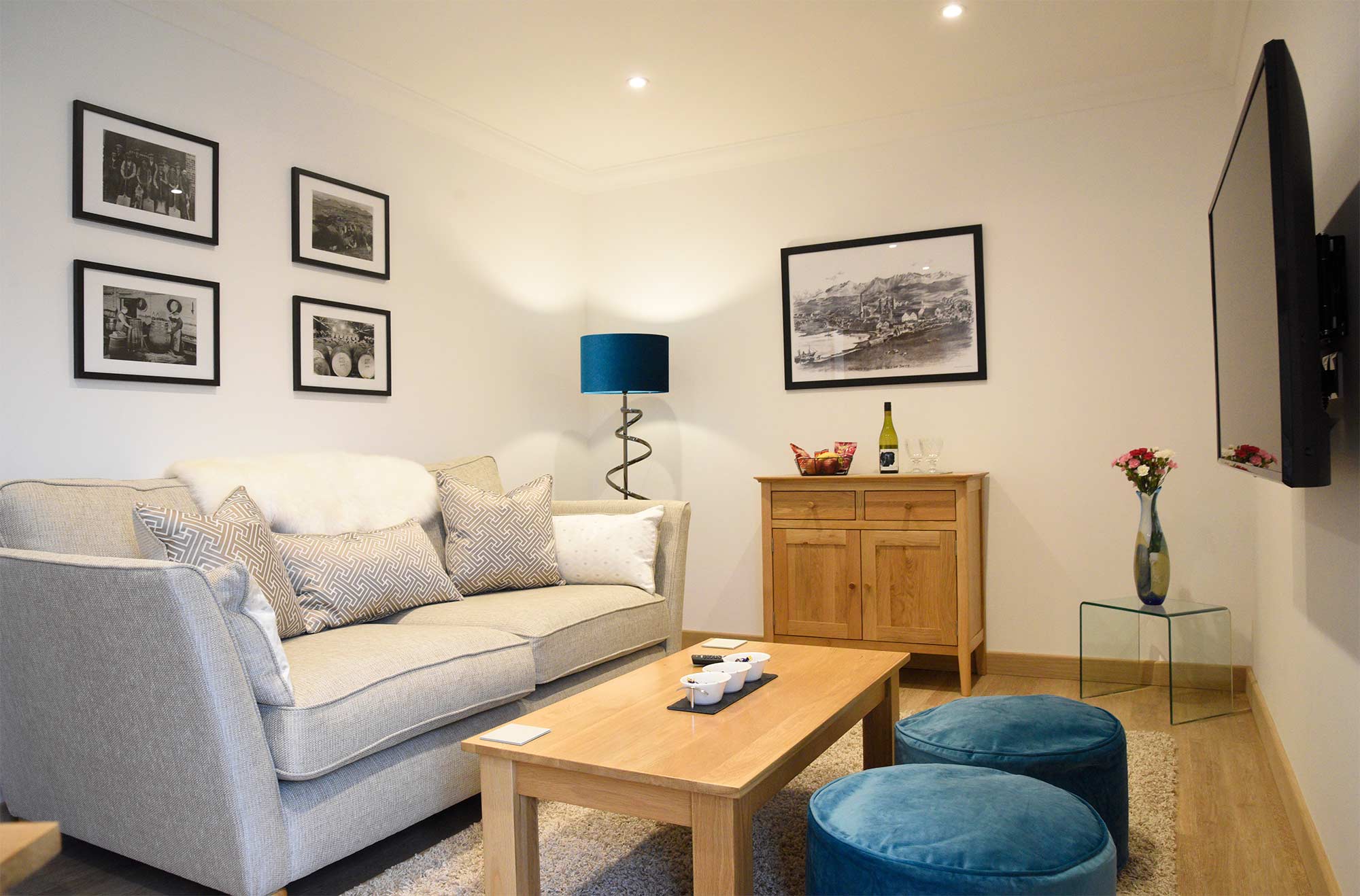 Woodland Lodge Luxury Apartment living room