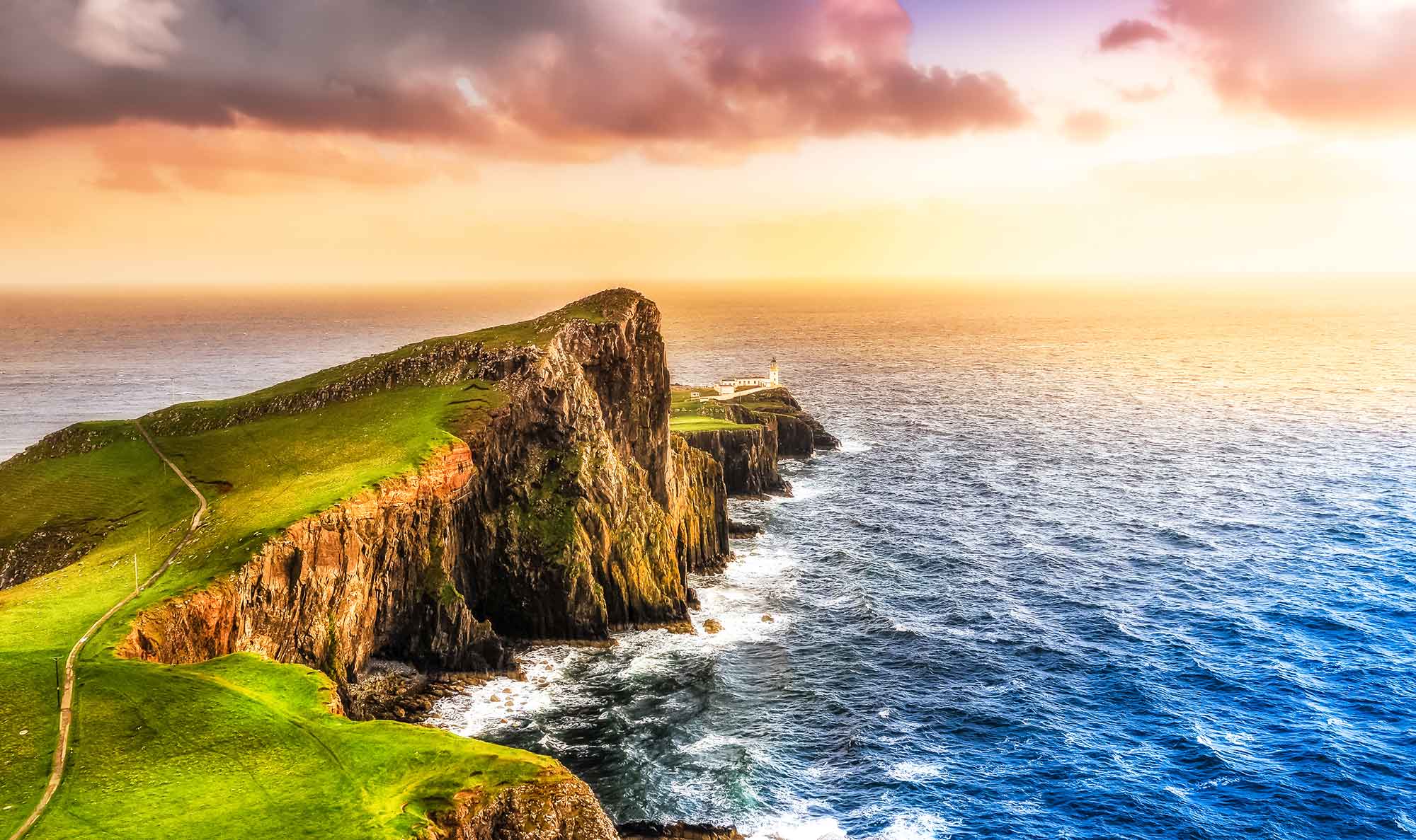 Neist Point Lighthouse on the Isle of Skye